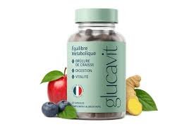 Comparaison de Glucavit avec d'autres solutions, montrant sa formule naturelle.